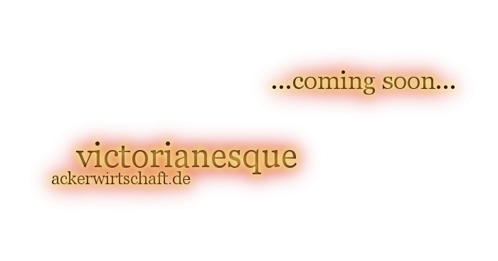 ackerwirtschaft.de - victorianesque - coming soon